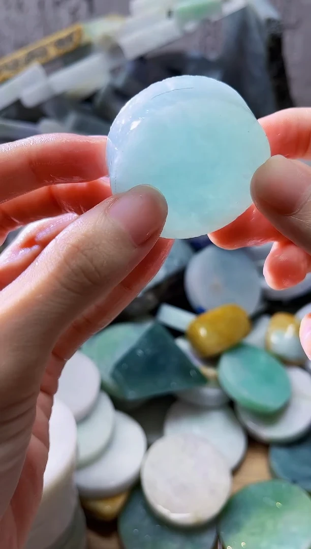 裸石翡翠翡翠a货正品玉石古陈604