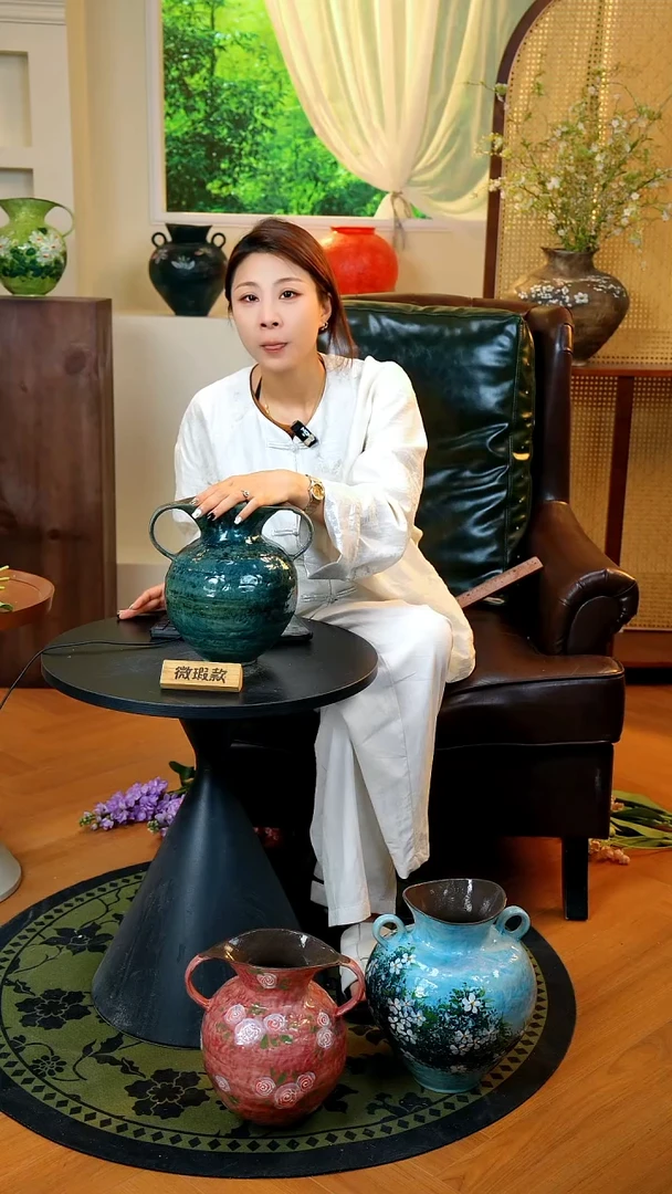 景德镇手工陶瓷花器（微瑕）