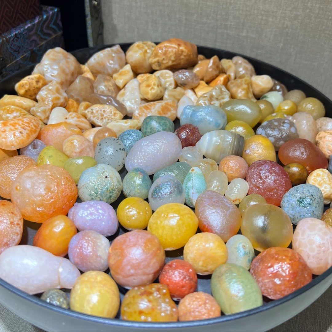 戈壁彩石奇石精选