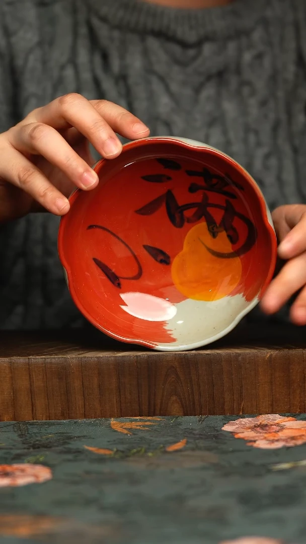 杯釉下彩手工手绘同款陶器