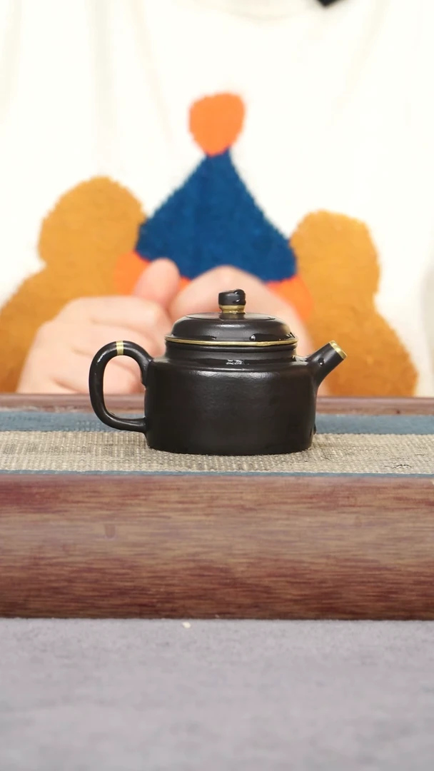 【闪购商品】紫砂茶壶朱泥捂灰 德钟