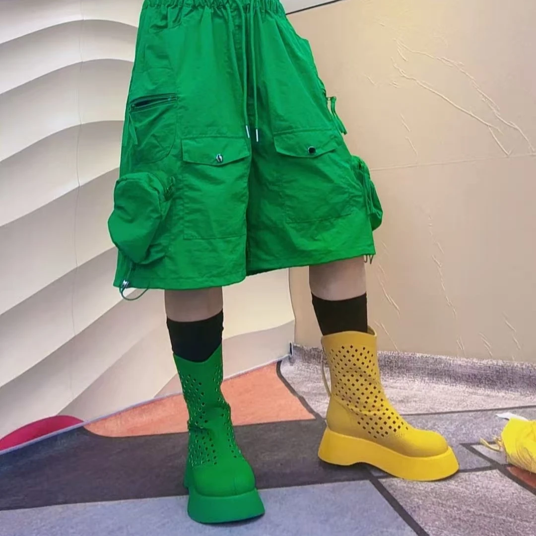 {欧洲站}梦姐同款时尚休闲七分裤