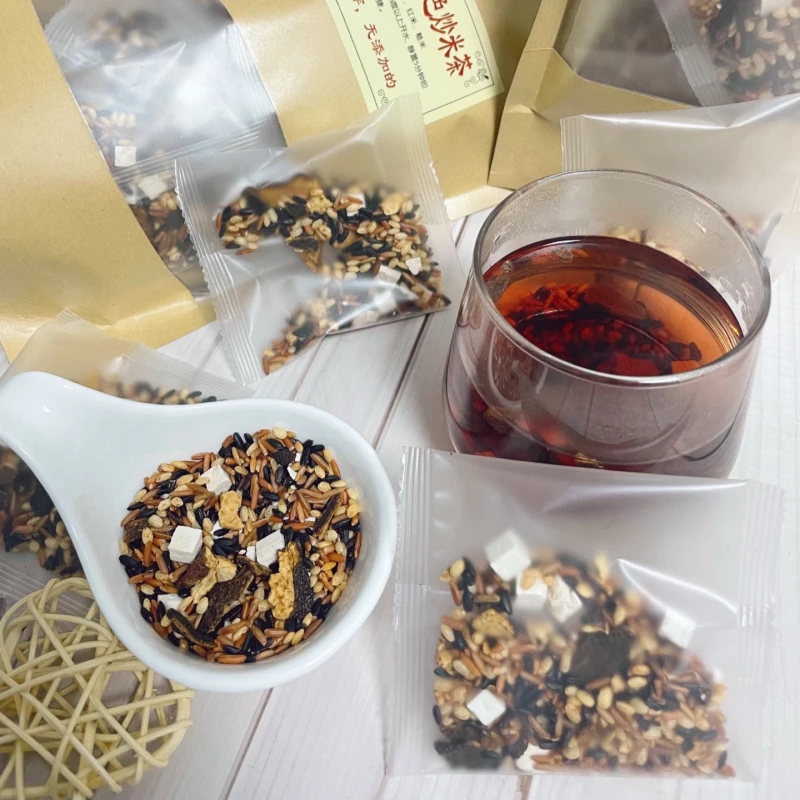 陈皮茯苓三色炒米茶 独立包装 浓香型 陈皮茶饮 即泡即饮营养健康