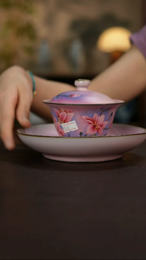 杯景德镇陶瓷杯碗柴烧多人