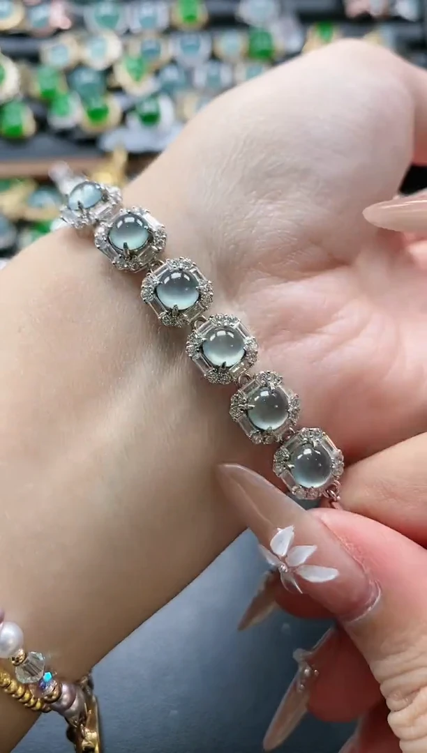 【闪购商品】翡翠戒指银S925镶嵌51511