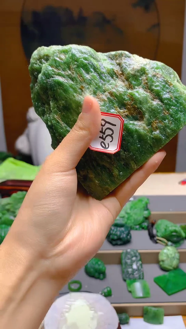 【闪购商品】和田玉（碧玉）珠宝半成品未镶嵌1