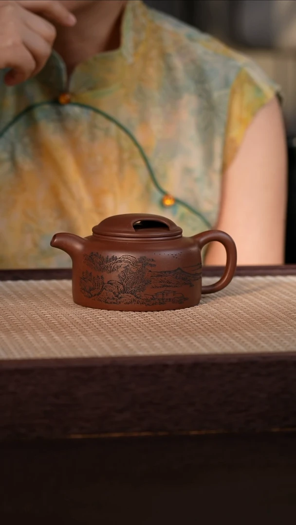 茶壶紫砂紫泥 230cc