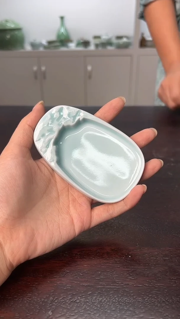 龙泉云间青瓷小米茶器
