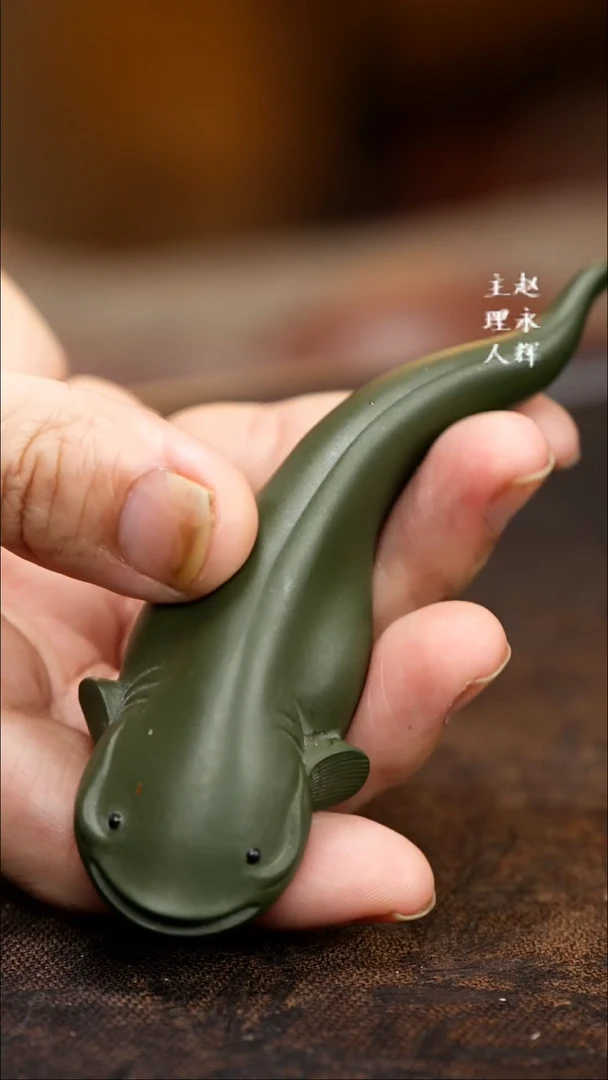 紫砂茶宠紫砂 年年有余