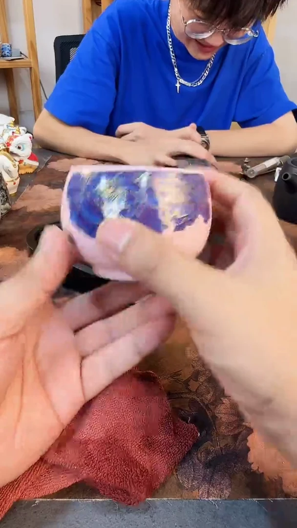 瓷片直播闪购链接@@w粉色变色杯