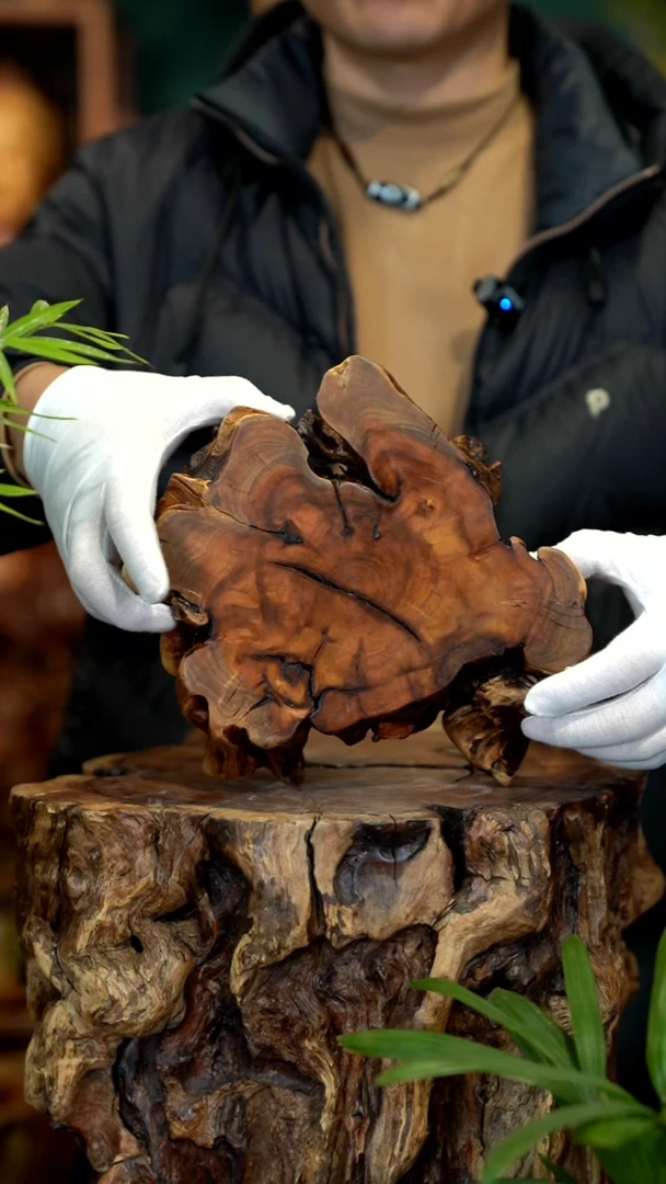 木雷击枣木底座