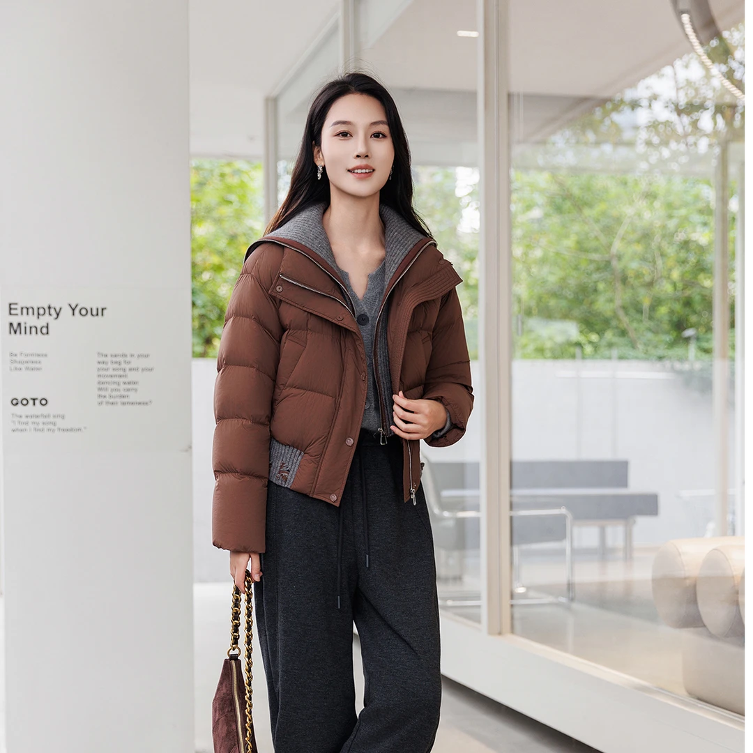 【云云专属】2025新款90白鸭绒抗寒保暖加厚百搭衣羽绒服-E002
