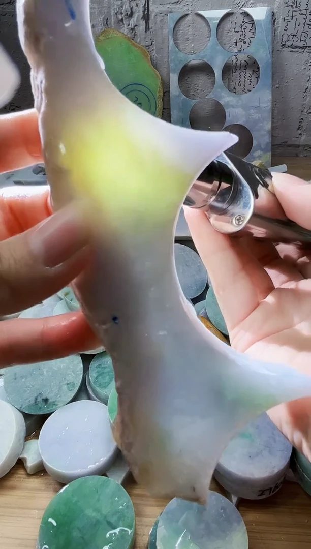 裸石翡翠天然翡翠A货379