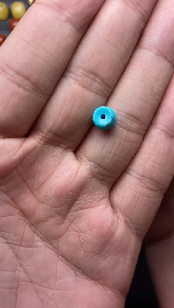 未镶嵌绿松石珠宝奇石7.8mm