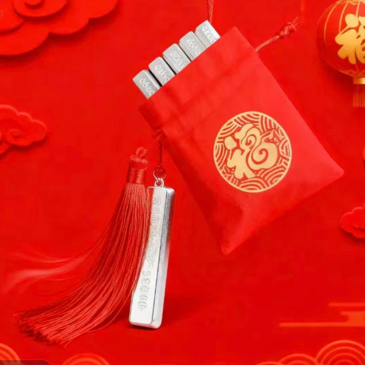 首饰袋 27g小方条实心乔迁居家装饰摆件送礼佳品B