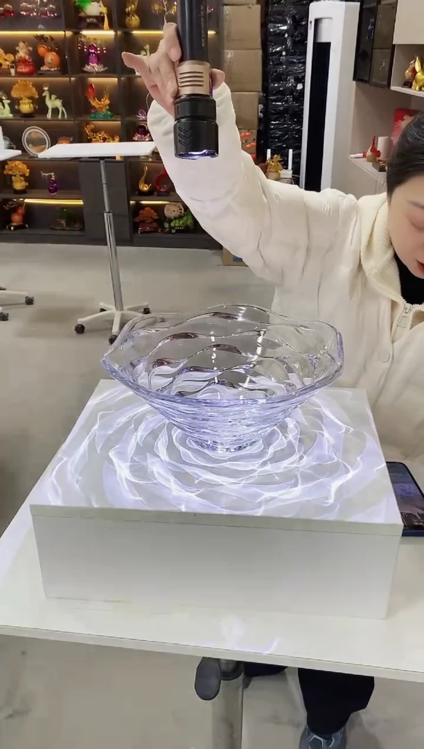 大号透明玫瑰花果斗一个