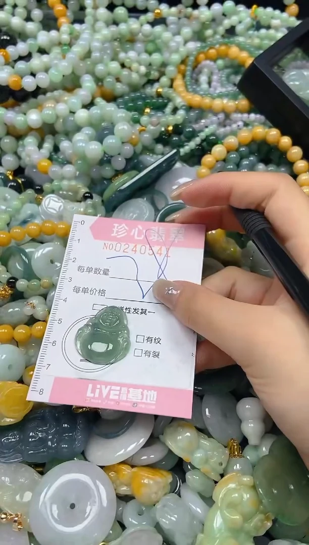 翡翠未镶嵌颈饰闪购0240541
