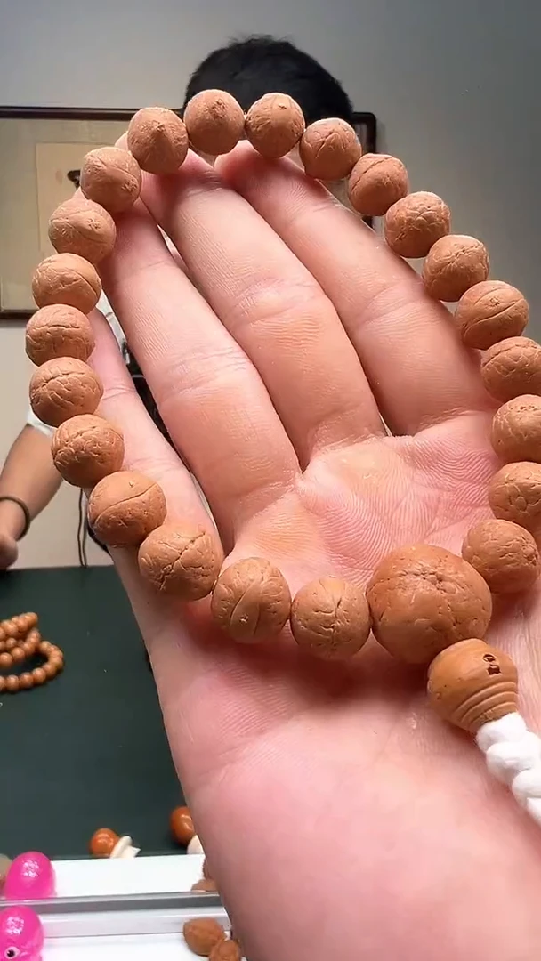 手串凤眼菩提12mm+橘红皮凤眼手持