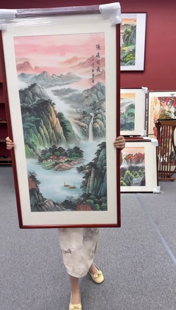 国画手绘源远流长 125*65