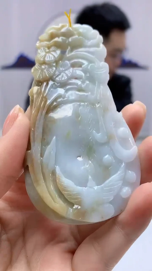 【闪购商品】定制翡翠未镶嵌5153ms-毛货172扣子