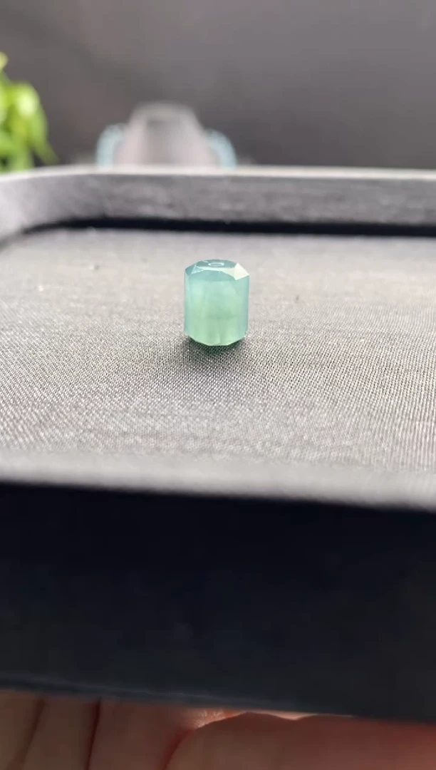 未镶嵌手链翡翠散珠卡8+MM左右桶珠
