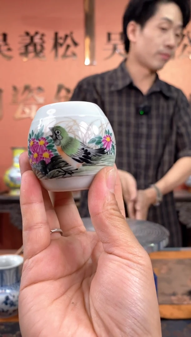 吴义松陶瓷联盟手绘陶瓷编号：