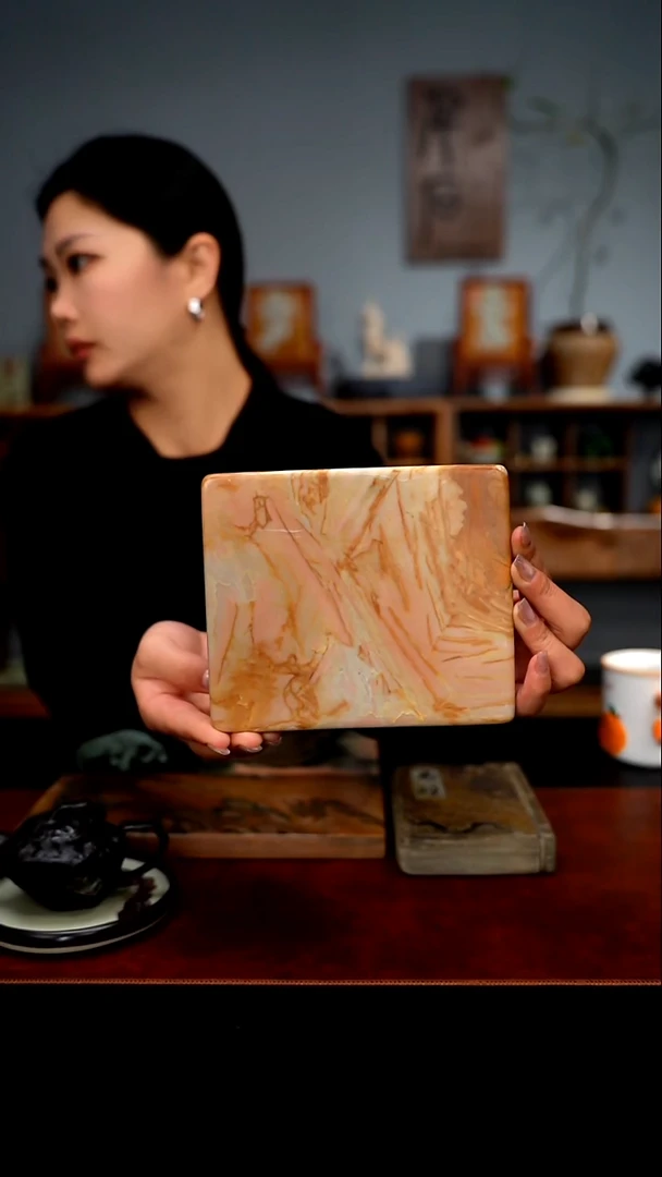 苴却石几何图案壶承