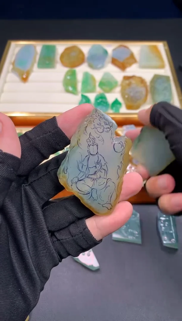 定制翡翠未镶嵌 天然翡翠裸石（含工费）