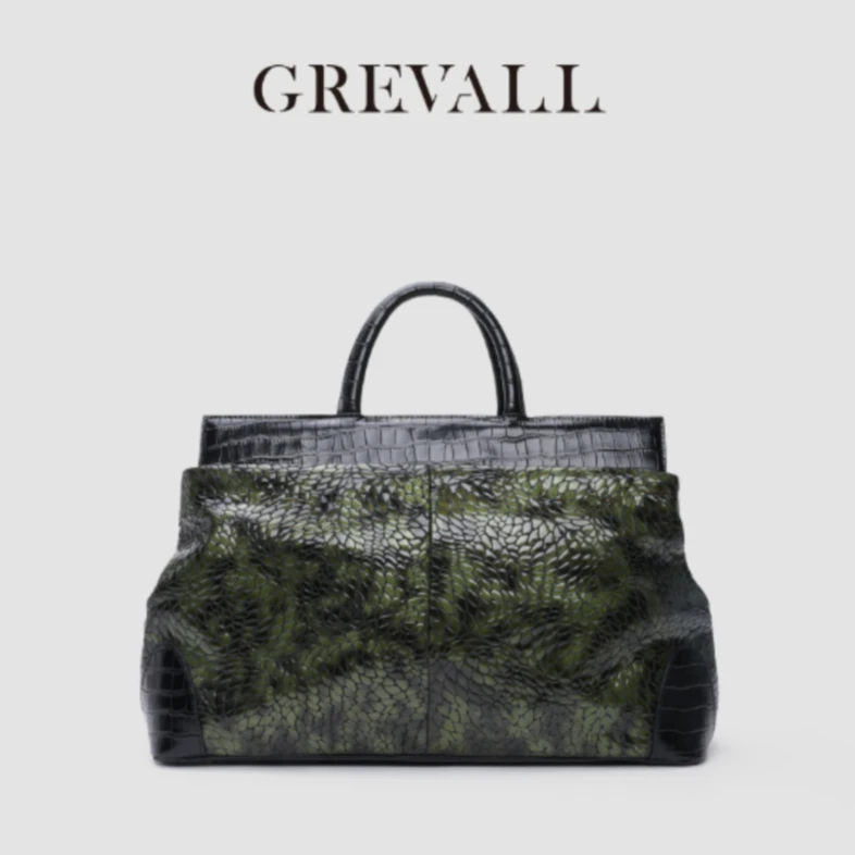 绿谷时尚手提斜挎女包6065青绿色