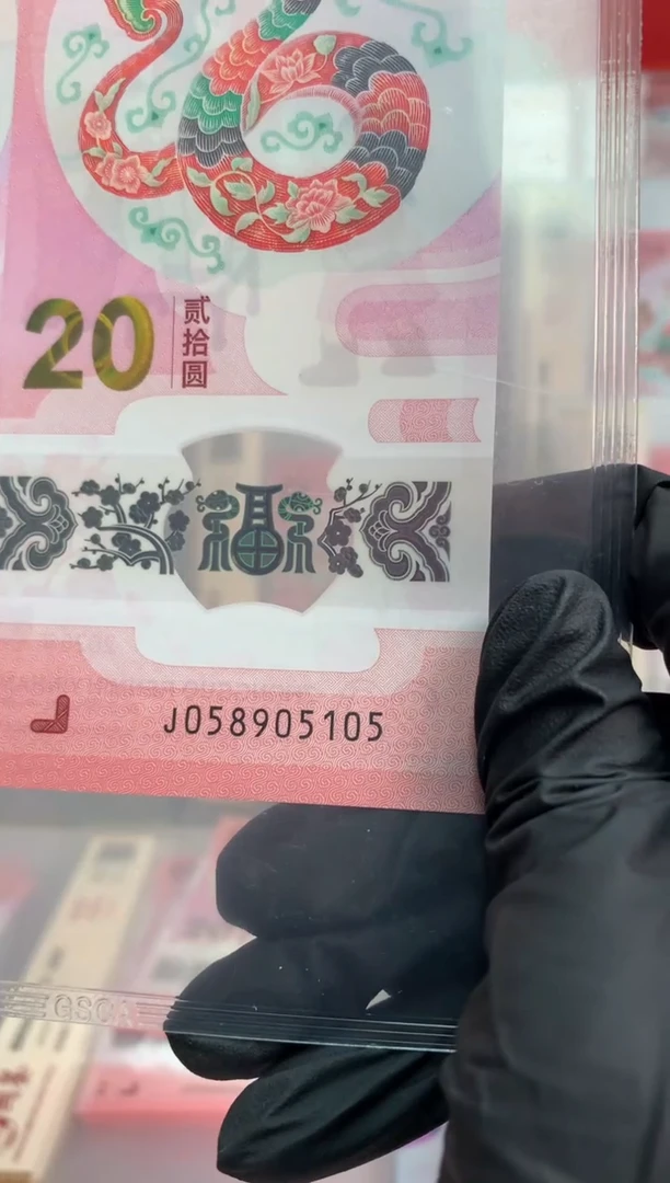 【闪购商品】塑料蛇钞 真钞【单张】5105