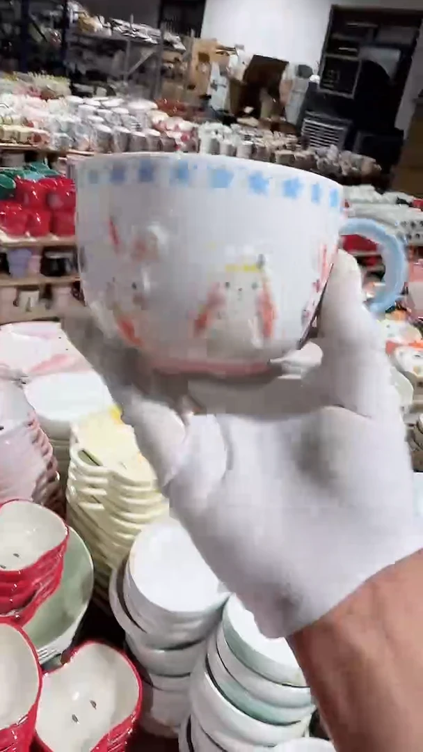 陶瓷兔子杯子微瑕 凑满20元包邮