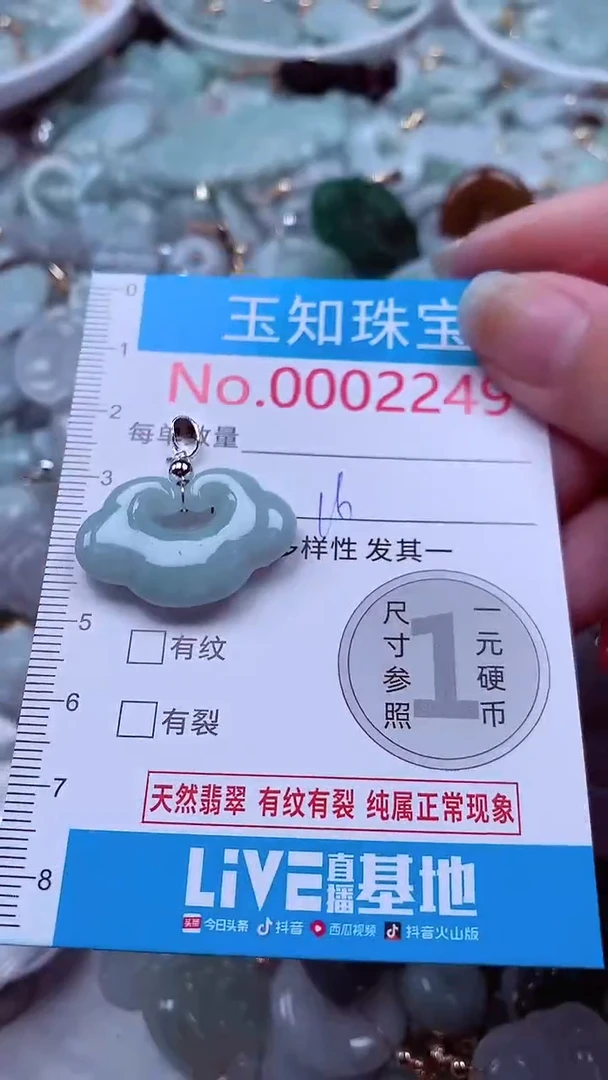 吊坠(不含链)未镶嵌翡翠2249