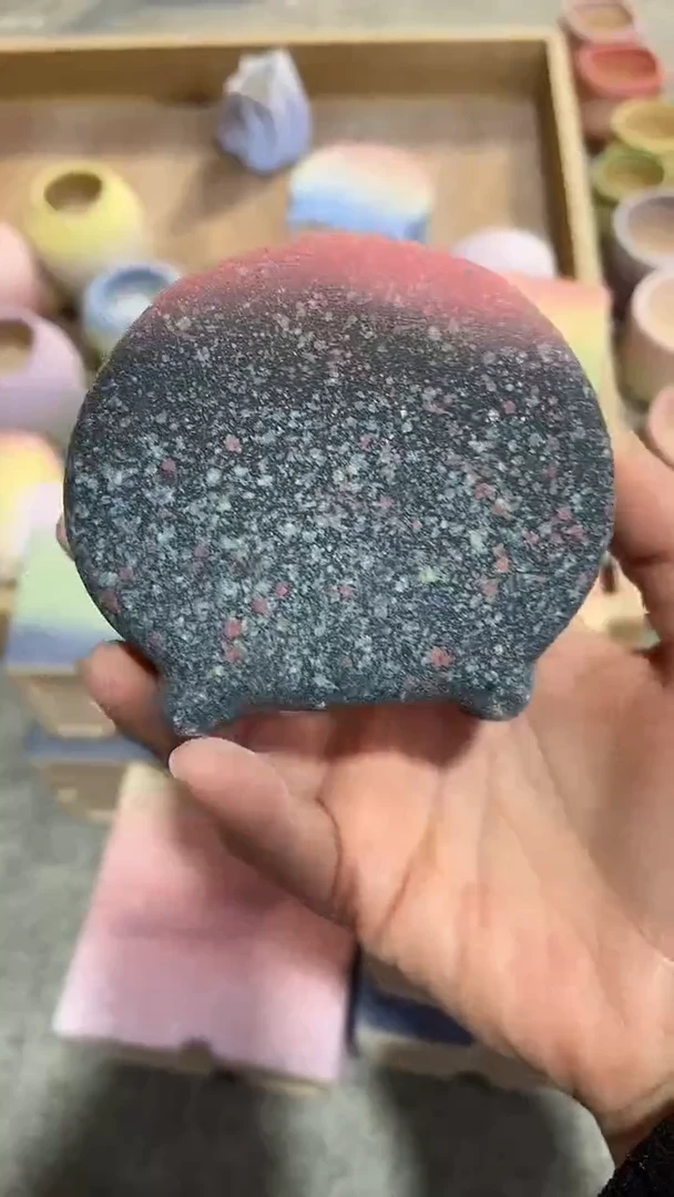 麦饭石粗陶多肉花盆