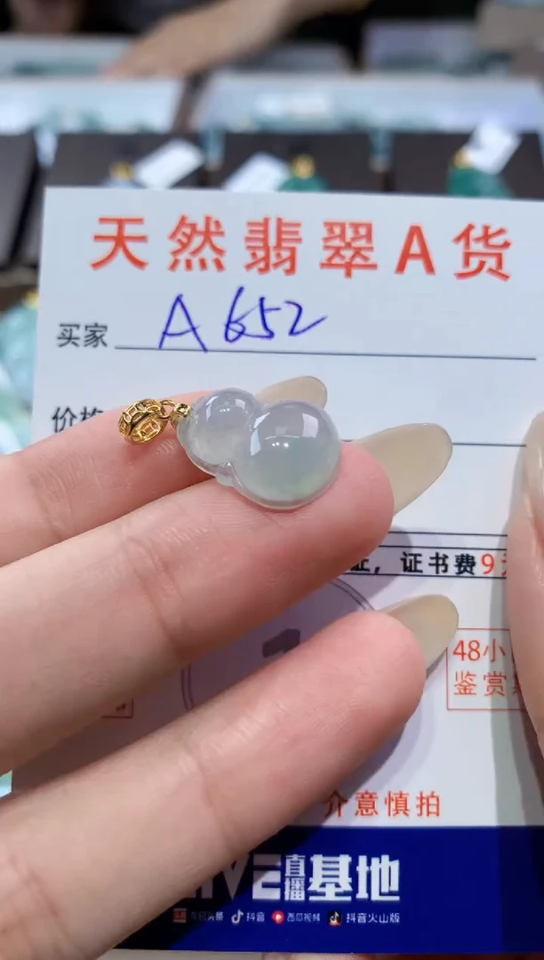 颈饰未镶嵌翡翠天然缅甸翡翠A货挂件