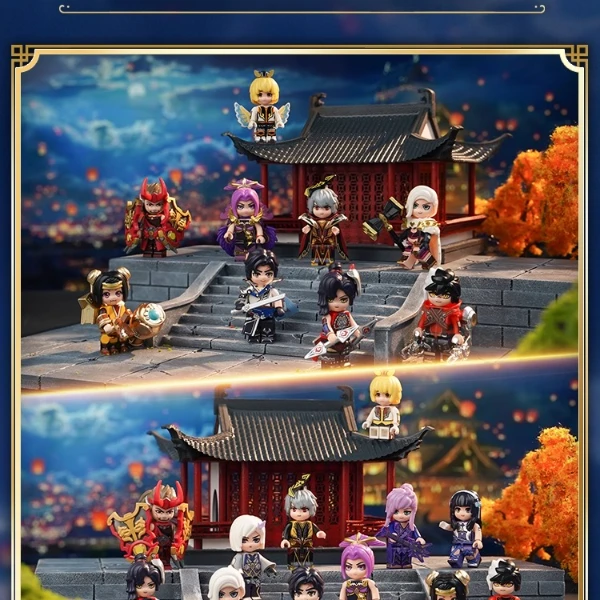 奇妙积木Keeppley王者荣耀英雄积木人第三弹逐鹿人仔拼装手游周边