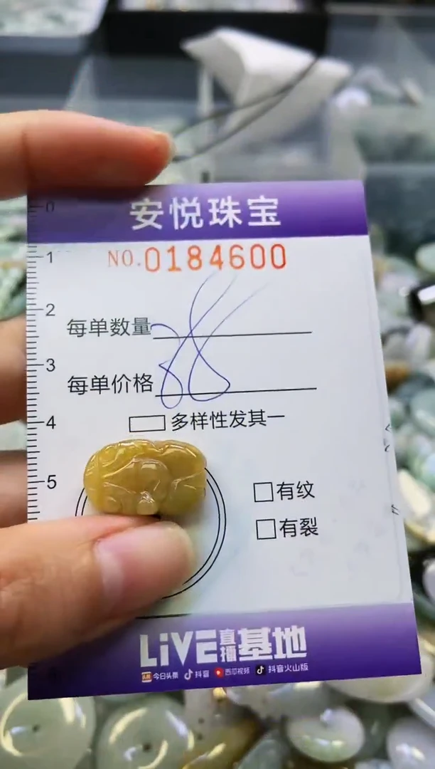 翡翠未镶嵌颈饰闪购0184600