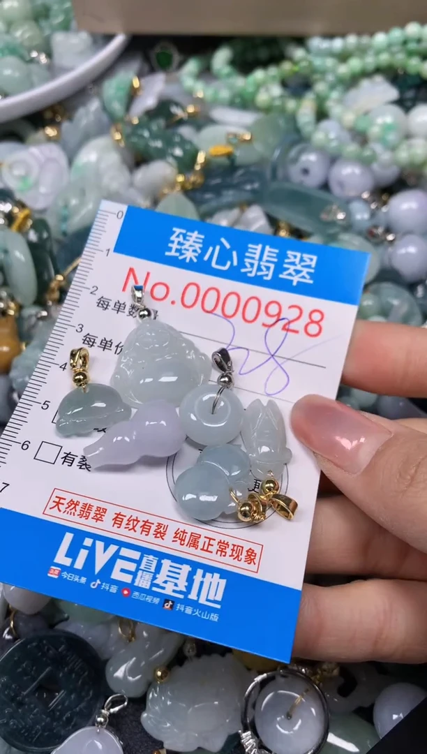 【闪购商品】翡翠颈饰未镶嵌含绳000928