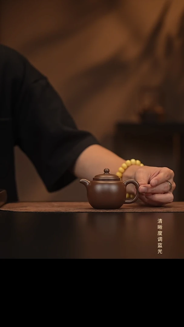 允禾斋  紫砂壶  紫泥  匏樽