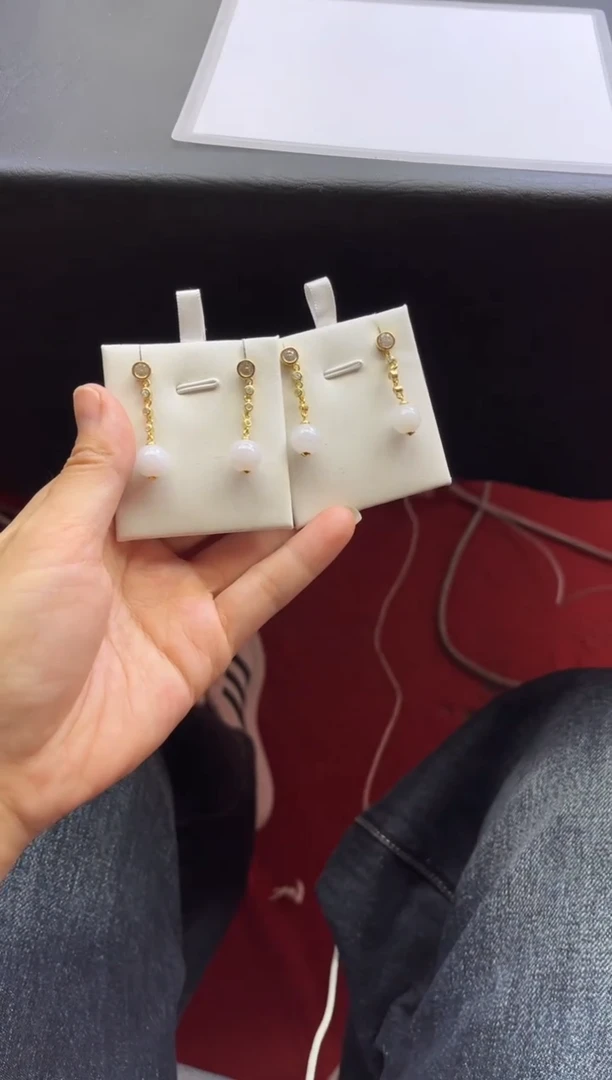 【闪购商品】翡翠耳饰未镶嵌K238多样性发一件