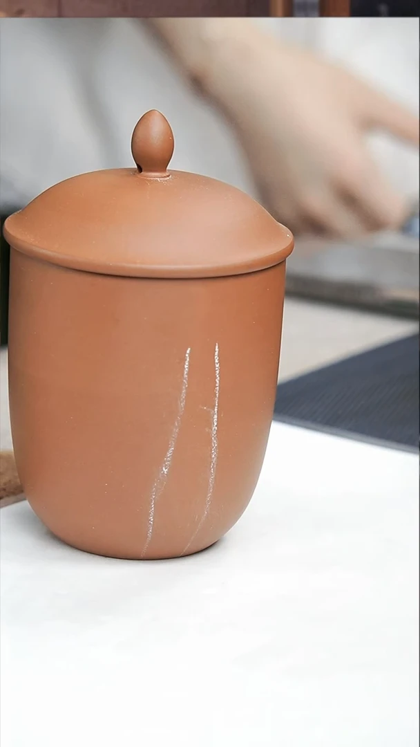 茶杯紫砂人*底曹清盖杯微瑕