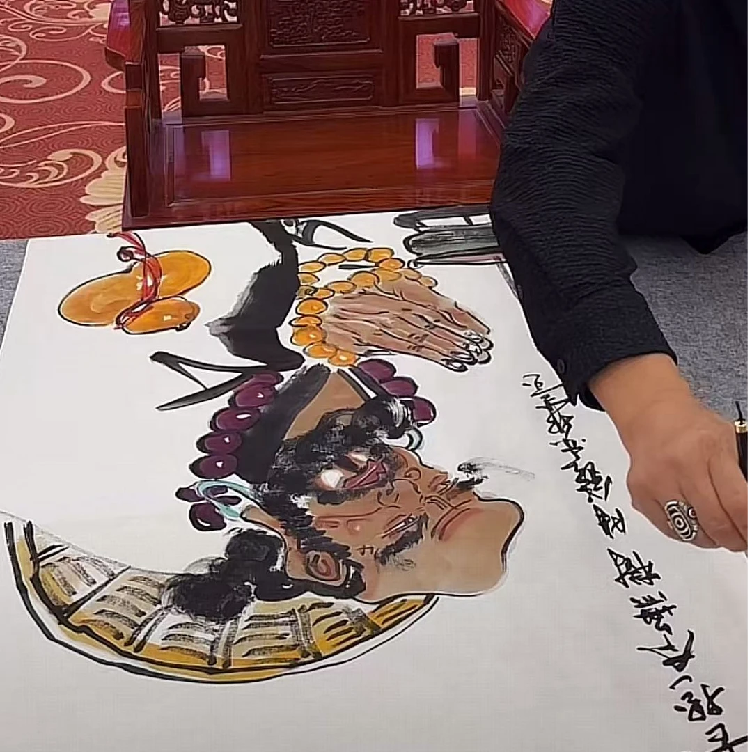 橱窗展示/诺一文化/徐文清老师/宣纸国画/带证书