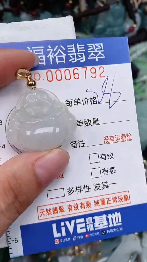 翡翠未镶嵌颈饰...0006792