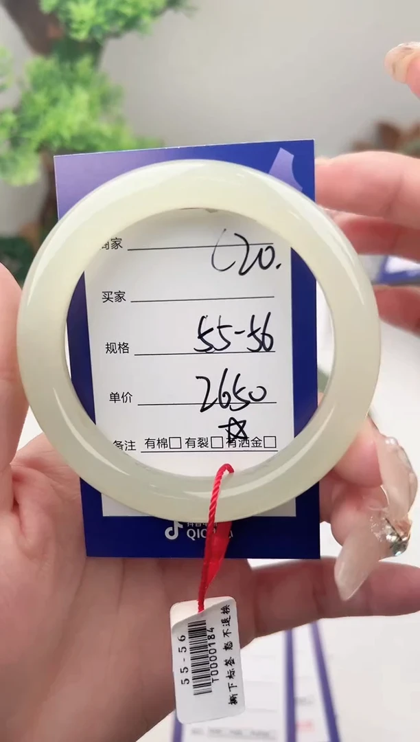 未镶嵌手镯和田玉微色差C20