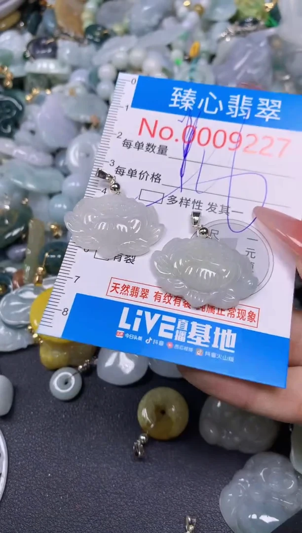 【闪购商品】翡翠颈饰未镶嵌含绳0009227