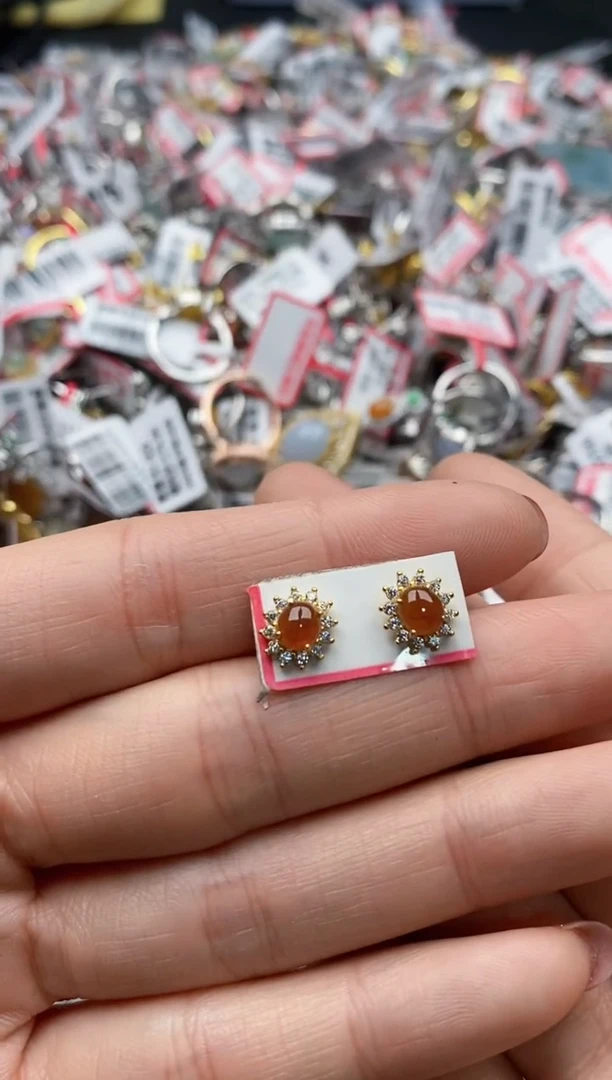 【闪购商品】翡翠戒指银S925镶嵌3333---10