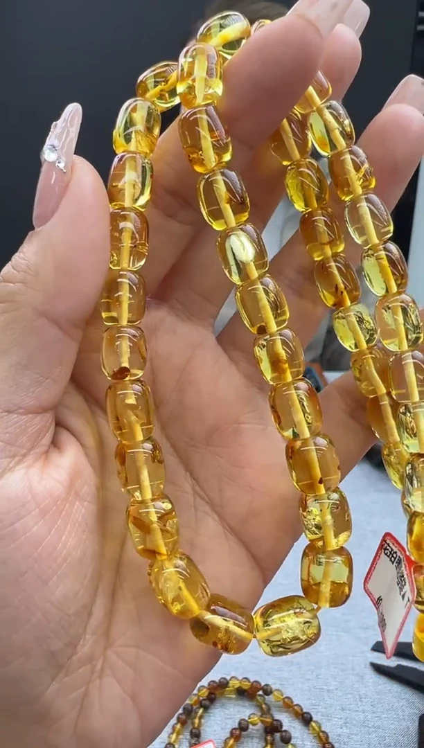 【闪购商品】琥珀颈饰未镶嵌839秒拍号