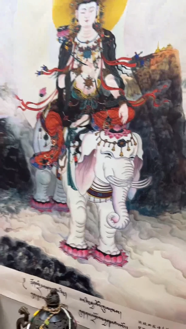 卷轴画晓晓的唐卡tk16