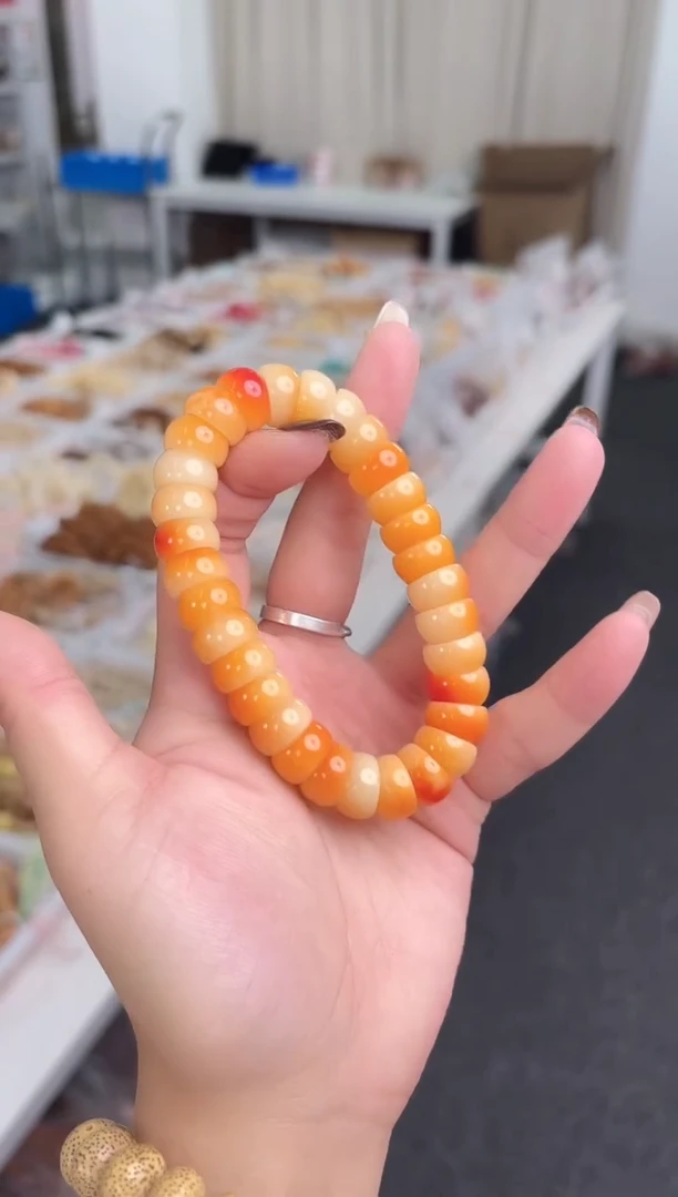 手串菩提根/象牙果【夕照12mm】菩提根厚碗肠单圈 @@CP021-760