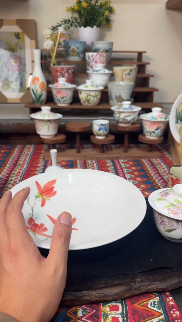 摆件瓷景德镇高温陶瓷清仓浮力