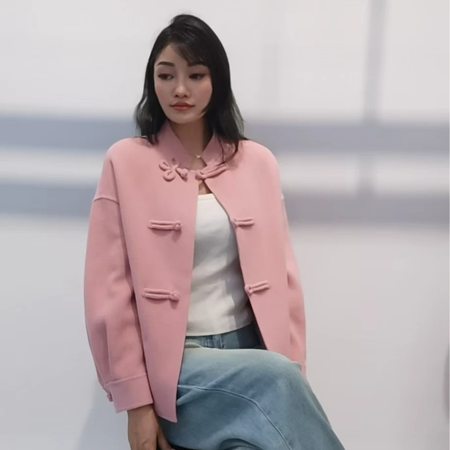 女士新国风羊毛外套-24802